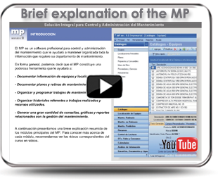 El video muestra los beneficios de implementar un Software de Mantenimiento como el MP9